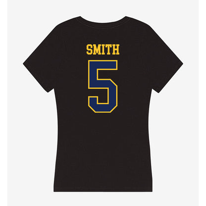 Marquette - NCAA Women's Basketball : Charia Smith - Women's V-Neck T-Shirt-1