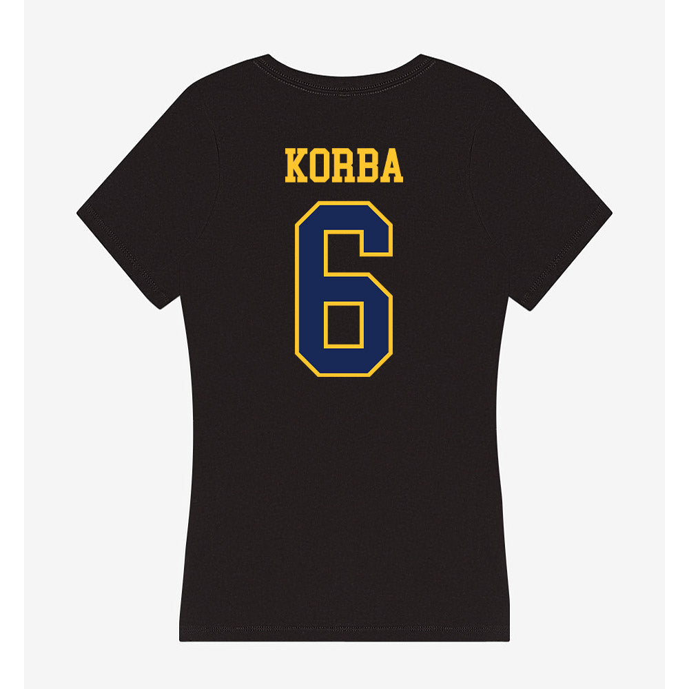 Marquette - NCAA Women's Volleyball : Alexandra Korba - Women's V-Neck T-Shirt-1