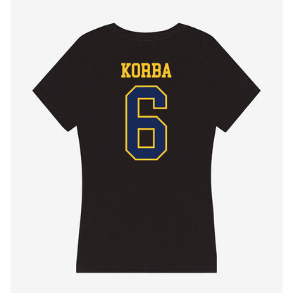 Marquette - NCAA Women's Volleyball : Alexandra Korba - Women's V-Neck T-Shirt-1