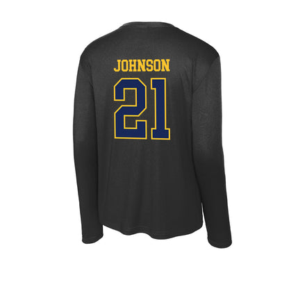 Marquette - NCAA Men's Lacrosse : Bradley Johnson - Activewear Long Sleeve T-Shirt-1