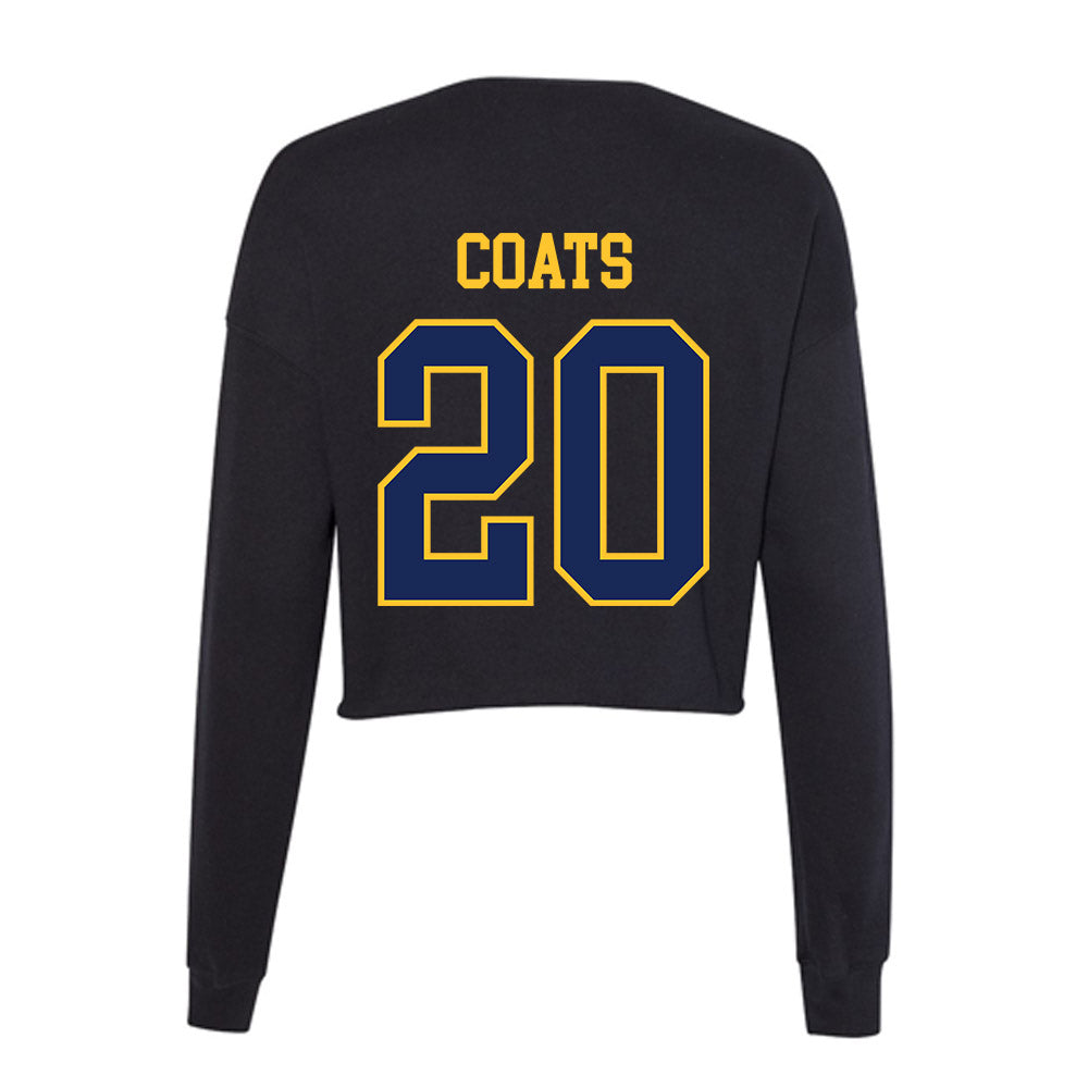 Marquette - NCAA Women's Soccer : Lilly Coats - Women's Cropped Crew Fleece-1