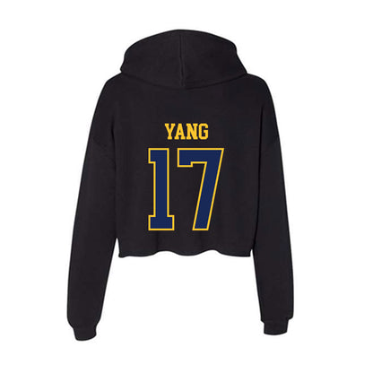 Marquette - NCAA Women's Lacrosse : Mikayla Yang - Women's Crop Fleece Hoodie-1