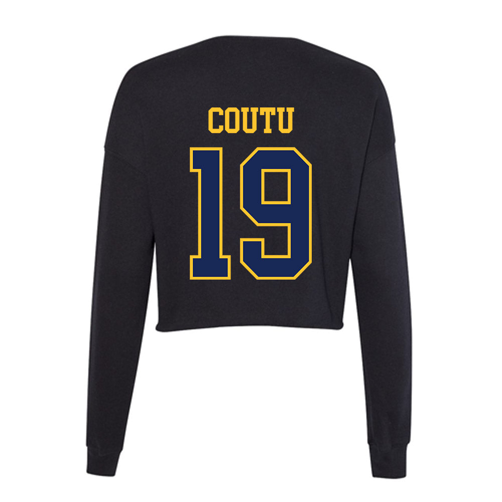 Marquette - NCAA Men's Lacrosse : Connor Coutu - Women's Cropped Crew Fleece-1