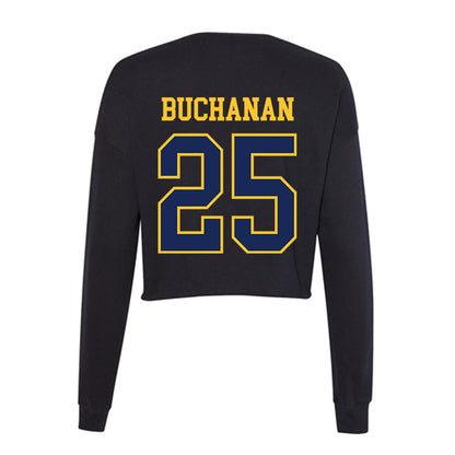 Marquette - NCAA Men's Soccer : Joey Buchanan - Women's Cropped Crew Fleece-1