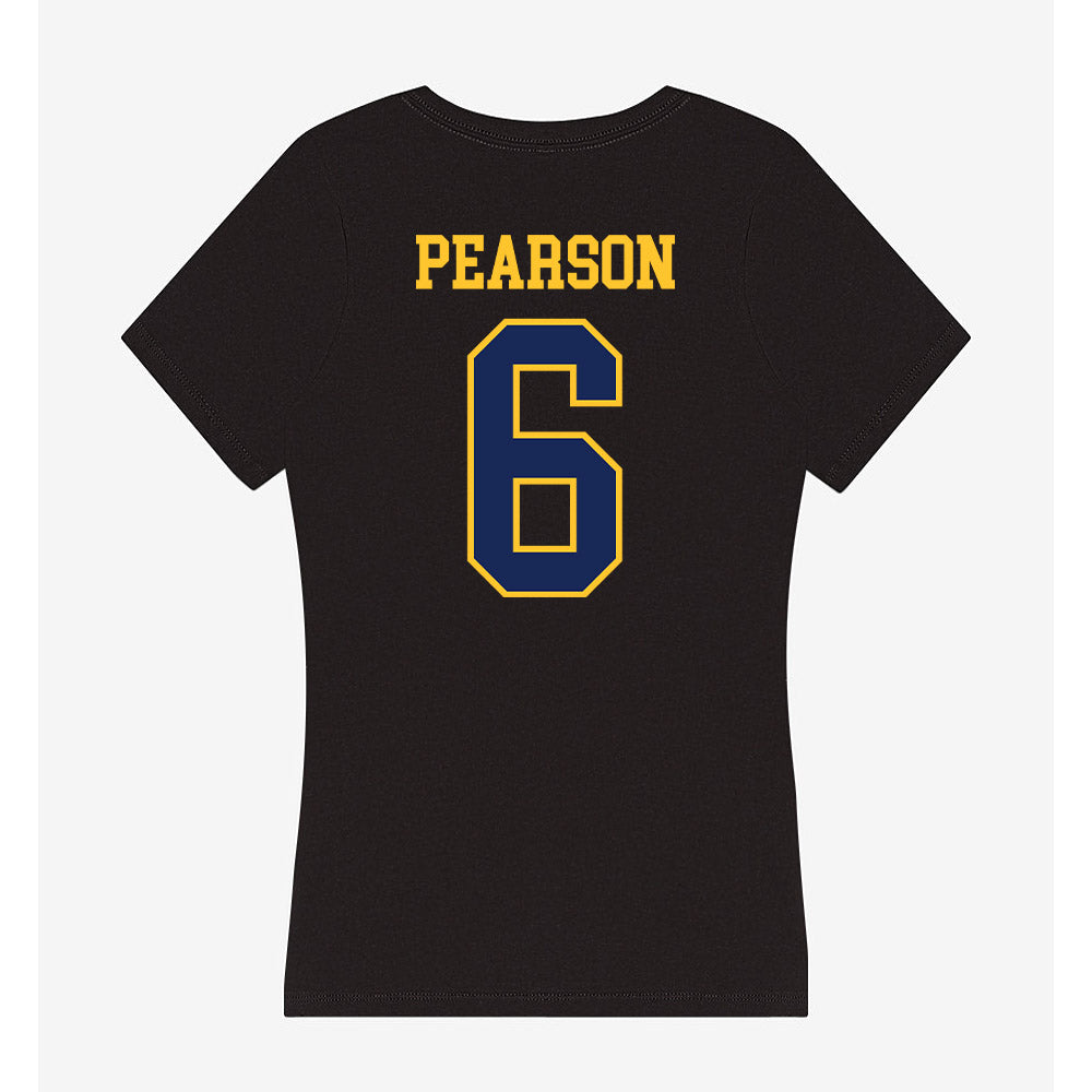 Marquette - NCAA Men's Basketball : Sheek Pearson - Women's V-Neck T-Shirt-1