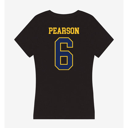 Marquette - NCAA Men's Basketball : Sheek Pearson - Women's V-Neck T-Shirt-1