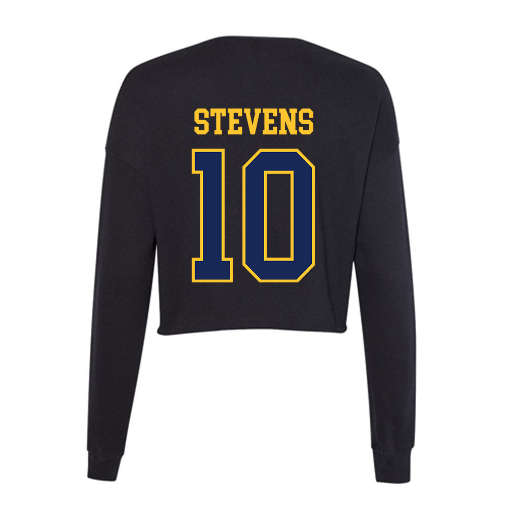 Marquette - NCAA Men's Basketball : Adrien Stevens - Women's Cropped Crew Fleece-1