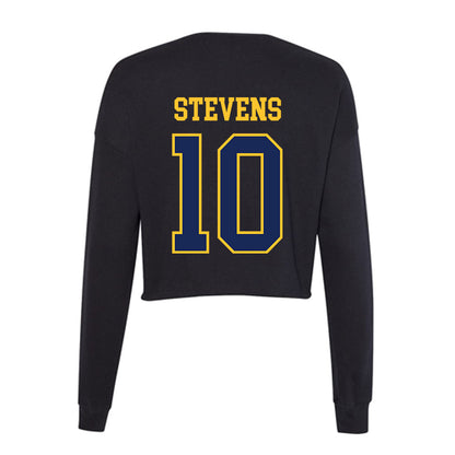 Marquette - NCAA Men's Basketball : Adrien Stevens - Women's Cropped Crew Fleece-1