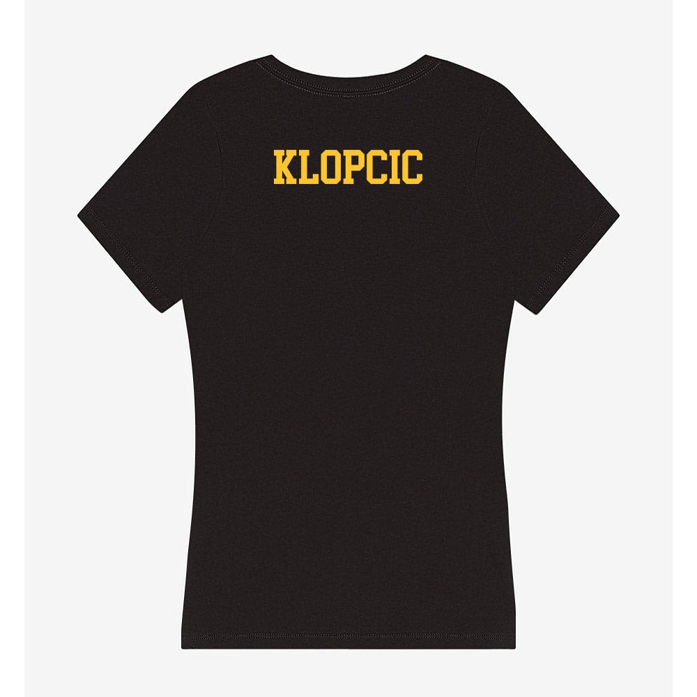 Marquette - NCAA Men's Track & Field : Andrew Klopcic - Women's V-Neck T-Shirt-1