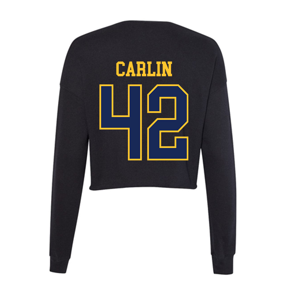 Marquette - NCAA Women's Lacrosse : Annabel Carlin - Women's Cropped Crew Fleece-1