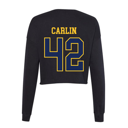 Marquette - NCAA Women's Lacrosse : Annabel Carlin - Women's Cropped Crew Fleece-1