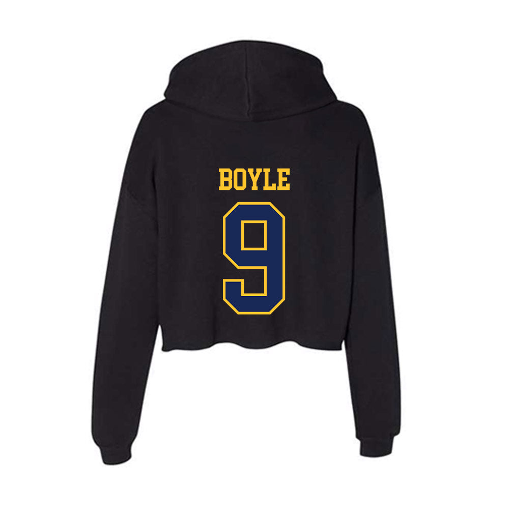 Marquette - NCAA Women's Soccer : Aislinn Boyle - Women's Crop Fleece Hoodie-1