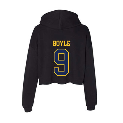 Marquette - NCAA Women's Soccer : Aislinn Boyle - Women's Crop Fleece Hoodie-1