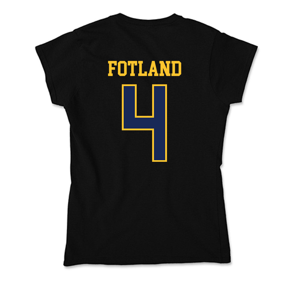 Marquette - NCAA Men's Soccer : Andreas Fotland - Soft Style Women’s T-Shirt-1