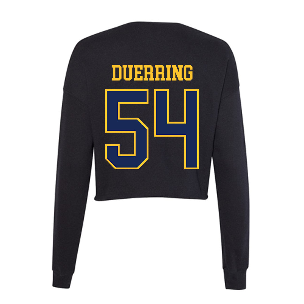 Marquette - NCAA Men's Lacrosse : Dylan Duerring - Women's Cropped Crew Fleece-1