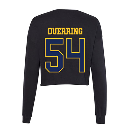 Marquette - NCAA Men's Lacrosse : Dylan Duerring - Women's Cropped Crew Fleece-1