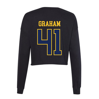 Marquette - NCAA Women's Lacrosse : Addyson Graham - Women's Cropped Crew Fleece-1