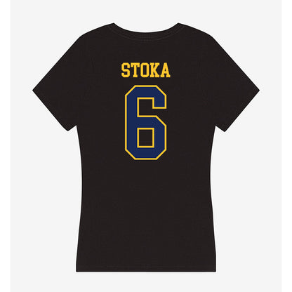 Marquette - NCAA Men's Soccer : Mateo Stoka - Women's V-Neck T-Shirt-1
