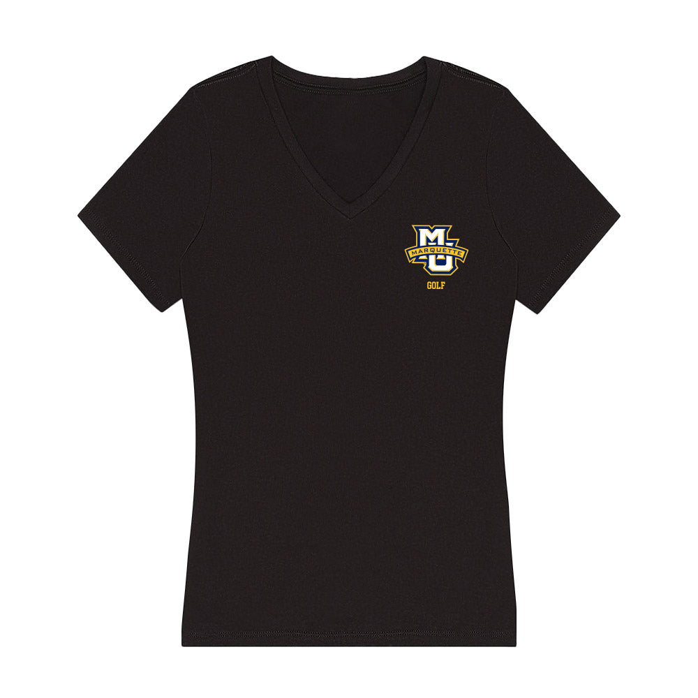 Marquette - NCAA Men's Golf : Vincent Cervantes - Women's V-Neck T-Shirt-0