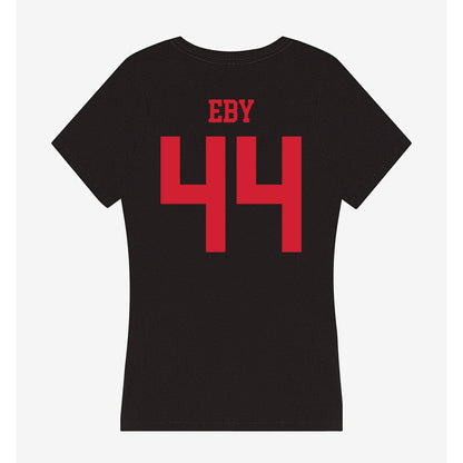 SMU - NCAA Football : Stone Eby - Women's V-Neck T-Shirt-1