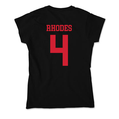 SMU - NCAA Football : Link Rhodes - Soft Style Women’s T-Shirt-1
