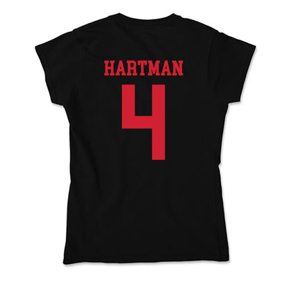 SMU - NCAA Women's Soccer : Hali Hartman - Soft Style Women’s T-Shirt-1