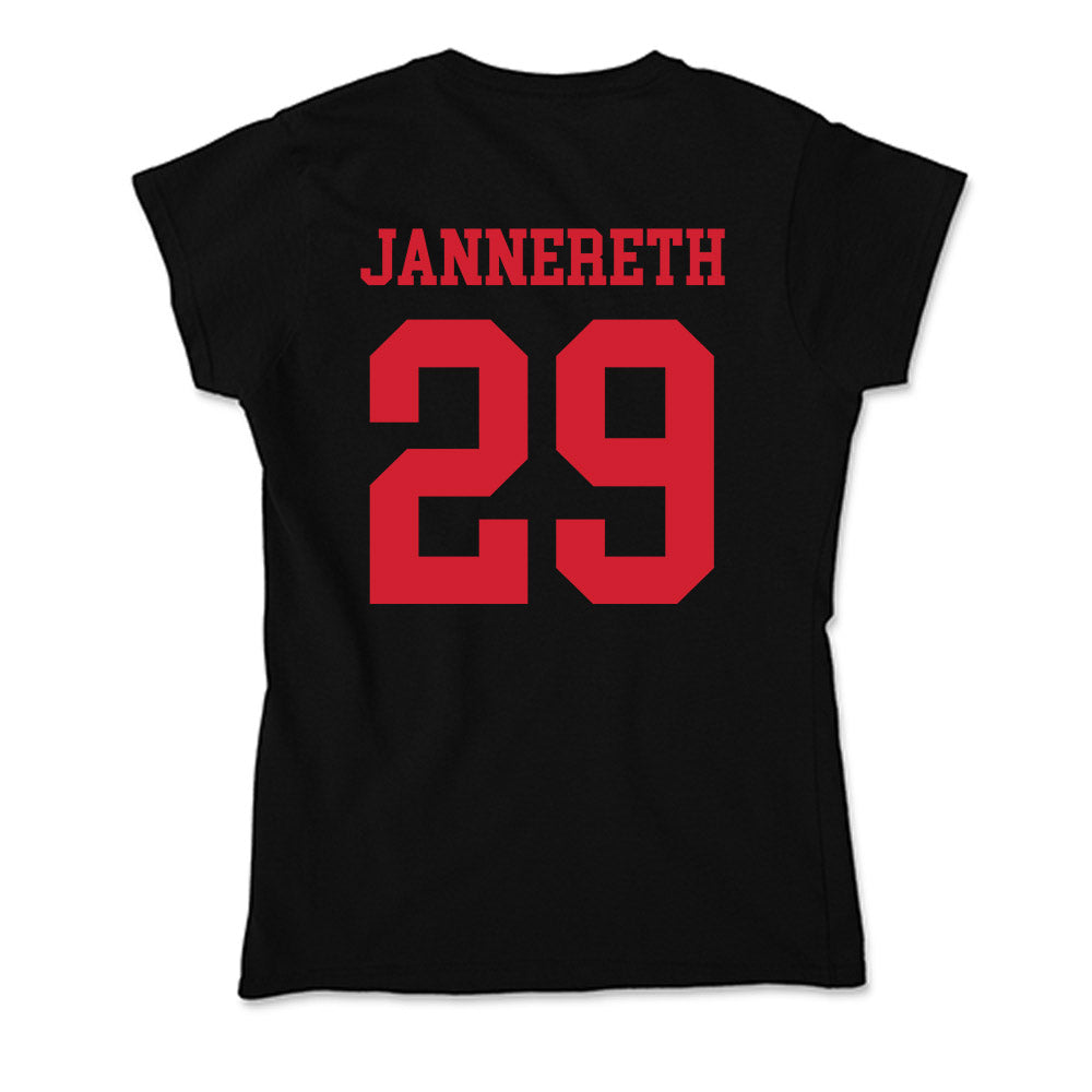 SMU - NCAA Women's Soccer : Libby Jannereth - Soft Style Women’s T-Shirt-1