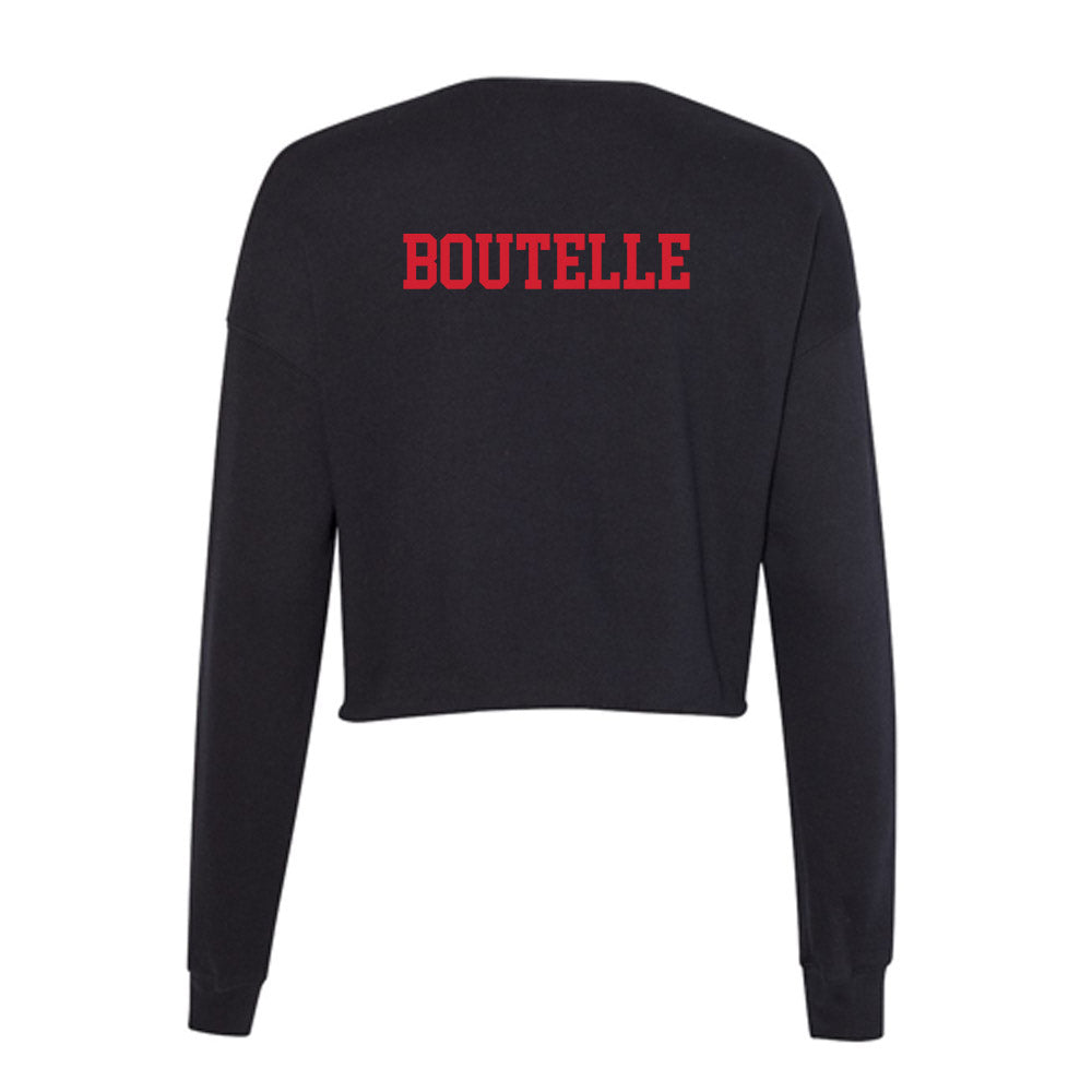 SMU - NCAA Equestrian : Shaelyn Boutelle - Women's Cropped Crew Fleece-1