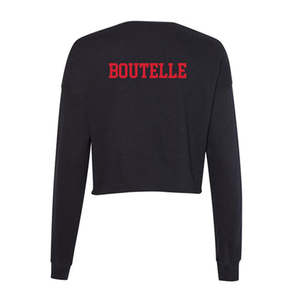 SMU - NCAA Equestrian : Shaelyn Boutelle - Women's Cropped Crew Fleece-1