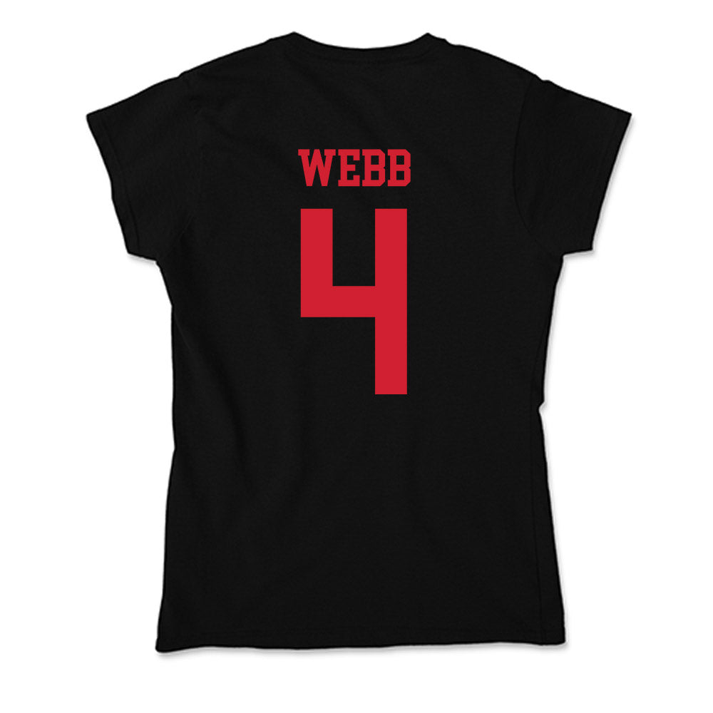 SMU - NCAA Football : Terry Webb - Soft Style Women’s T-Shirt-1