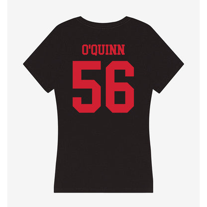 SMU - NCAA Football : Brock O'Quinn - Women's V-Neck T-Shirt-1