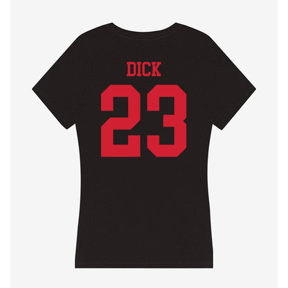 SMU - NCAA Men's Soccer : Matthias Dick - Women's V-Neck T-Shirt-1