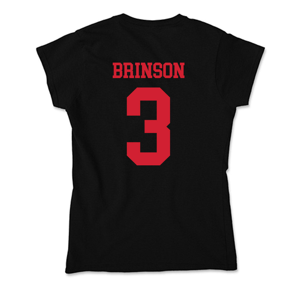 SMU - NCAA Football : Romello Brinson - Soft Style Women’s T-Shirt-1