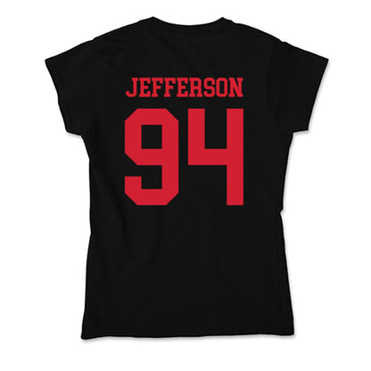 SMU - NCAA Football : Jonathan Jefferson - Soft Style Women’s T-Shirt-1