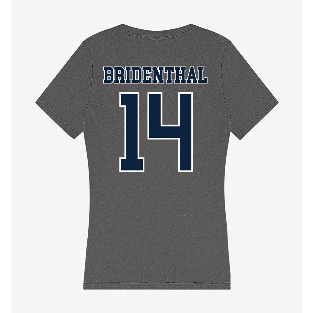 Xavier - NCAA Baseball : Eli Bridenthal - Women's V-Neck T-Shirt-1