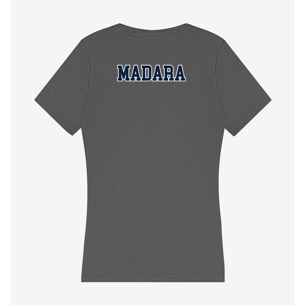 Xavier - NCAA Women's Swimming & Diving : Teegan Madara - Women's V-Neck T-Shirt-1