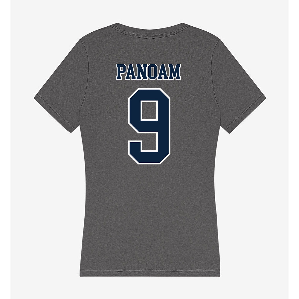 Xavier - NCAA Men's Basketball : Mier Panoam - Women's V-Neck T-Shirt-1