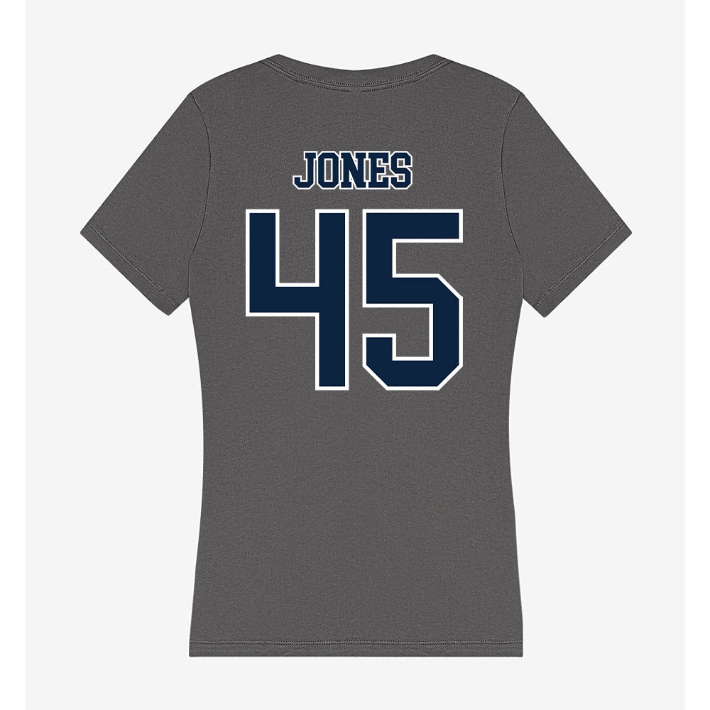 Xavier - NCAA Women's Lacrosse : Logan Jones - Women's V-Neck T-Shirt-1