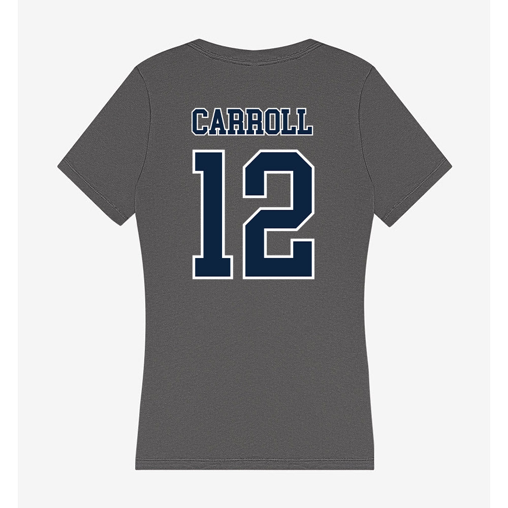 Xavier - NCAA Men's Basketball : Tre Carroll - Women's V-Neck T-Shirt-1