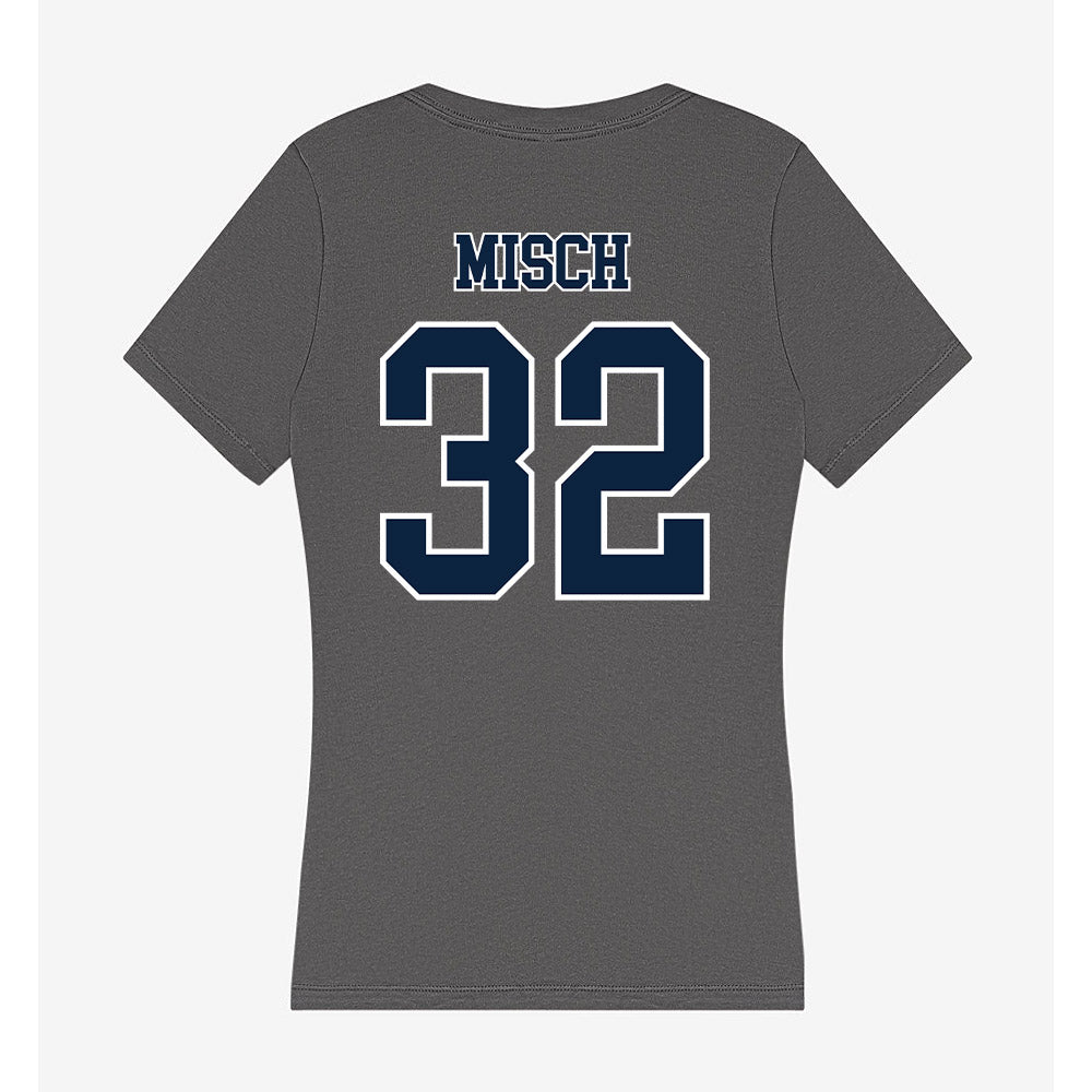 Xavier - NCAA Baseball : Connor Misch - Women's V-Neck T-Shirt-1