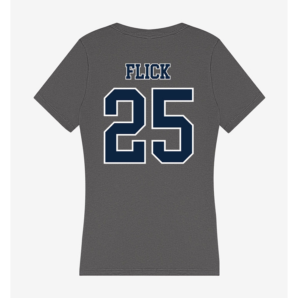 Xavier - NCAA Women's Soccer : Emma Flick - Women's V-Neck T-Shirt-1