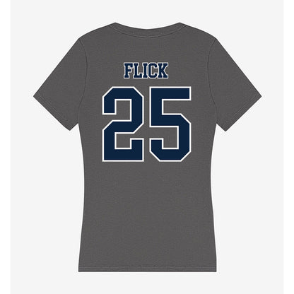 Xavier - NCAA Women's Soccer : Emma Flick - Women's V-Neck T-Shirt-1
