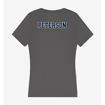 Xavier - NCAA Men's Swimming & Diving : Luke Peterson - Women's V-Neck T-Shirt-1