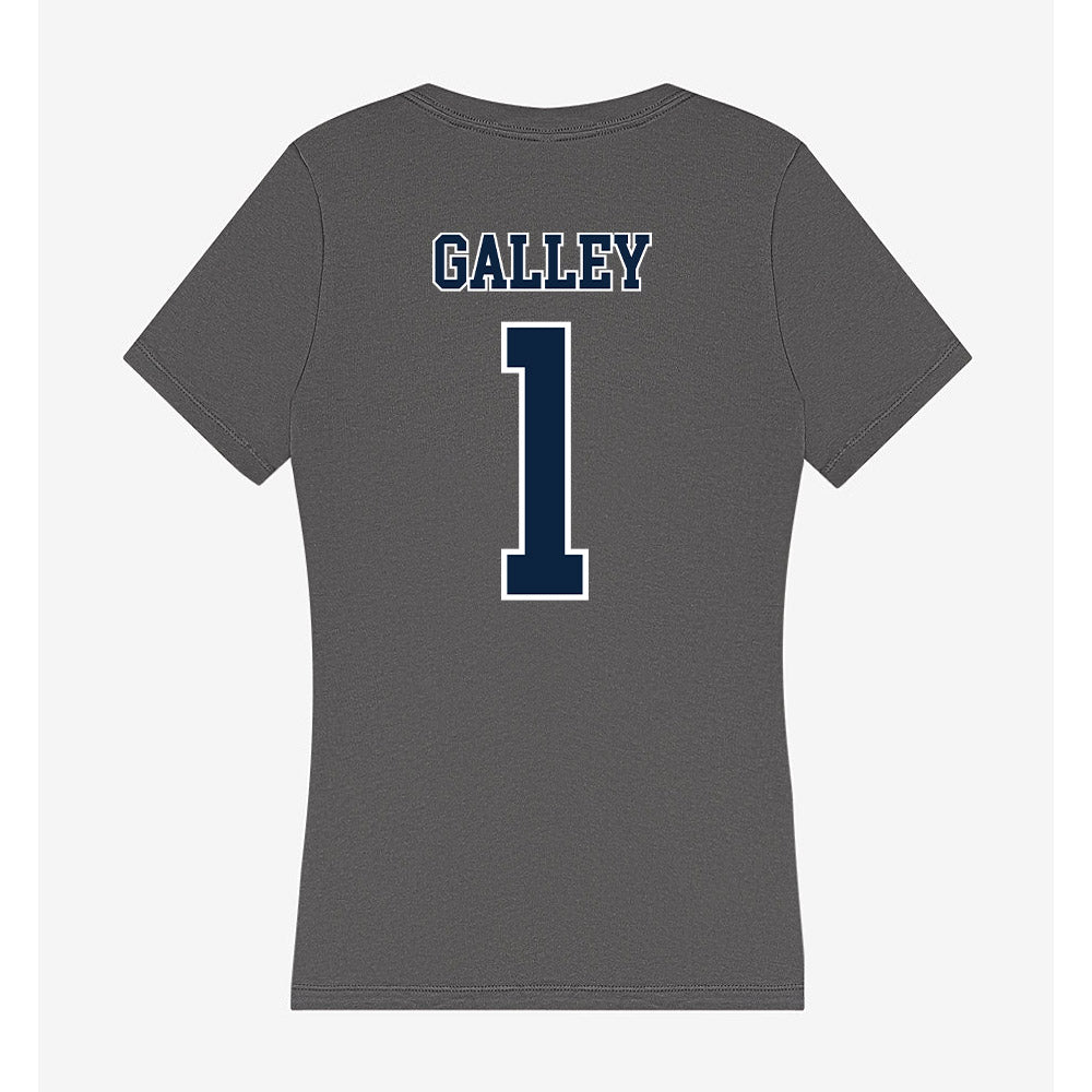 Xavier - NCAA Women's Soccer : Maria Galley - Women's V-Neck T-Shirt-1