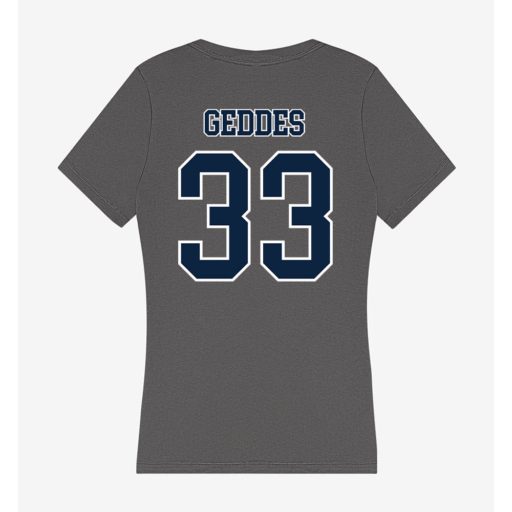 Xavier - NCAA Baseball : Trevor Geddes - Women's V-Neck T-Shirt-1