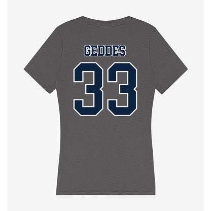 Xavier - NCAA Baseball : Trevor Geddes - Women's V-Neck T-Shirt-1