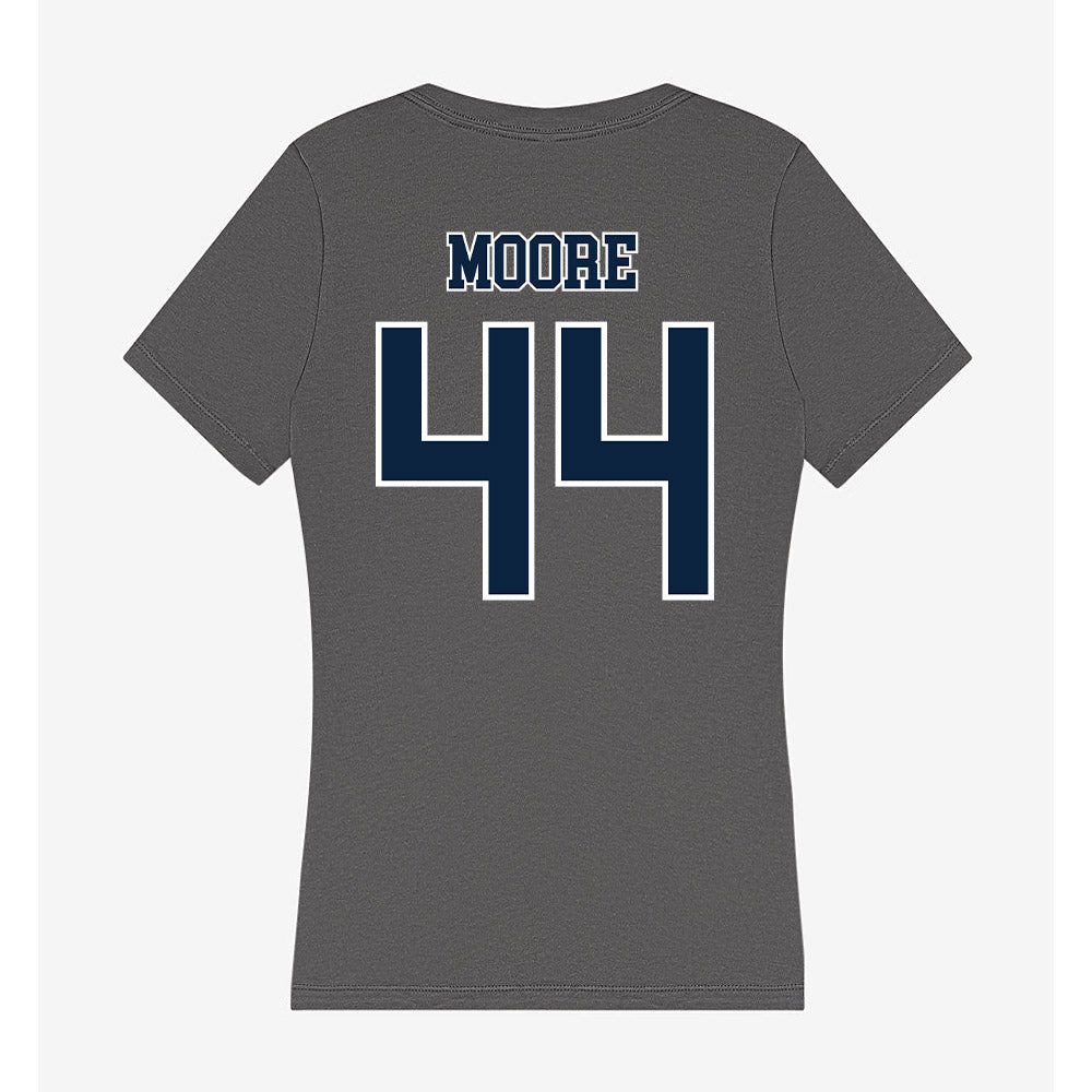 Xavier - NCAA Women's Basketball : Mya Moore - Women's V-Neck T-Shirt-1