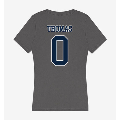 Xavier - NCAA Women's Soccer : Taylor Thomas - Women's V-Neck T-Shirt-1