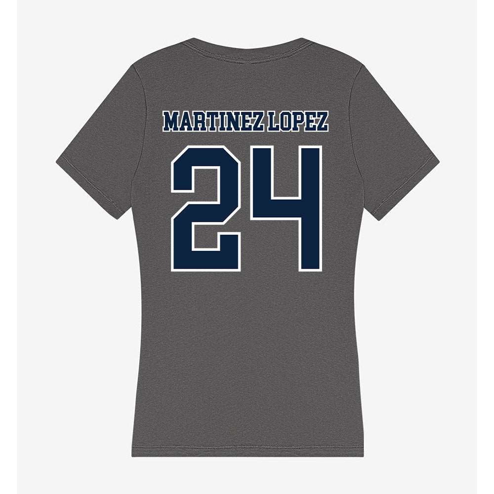 Xavier - NCAA Women's Basketball : Lucia Martinez Lopez - Women's V-Neck T-Shirt-1