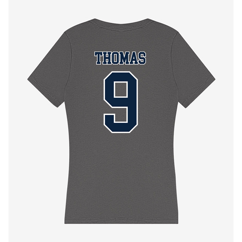 Xavier - NCAA Women's Volleyball : Quinci Thomas - Women's V-Neck T-Shirt-1